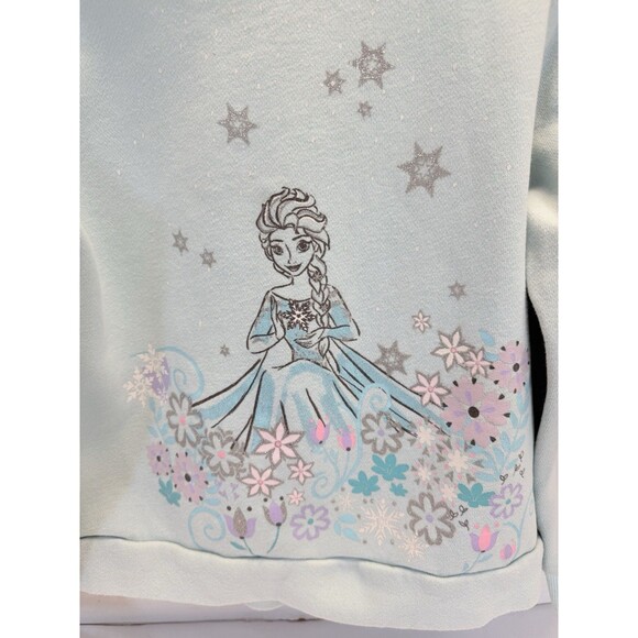 Jumping Bean Girls Disney Princess Frozen Elsa Sweatshirt Sz 6 Long sleeves - Picture 3 of 7